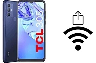 Générer un QR code avec la clé Wifi sur un TCL 305