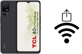 Générer un QR code avec la clé Wifi sur un TCL 40 NxtPaper 5G