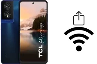 Générer un QR code avec la clé Wifi sur un TCL 40 NxtPaper