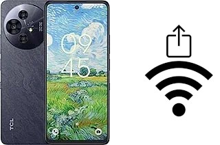 Générer un QR code avec la clé Wifi sur un TCL 50 Pro NxtPaper