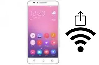 Générer un QR code avec la clé Wifi sur un TCL i718M