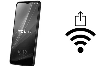 Générer un QR code avec la clé Wifi sur un TCL T9