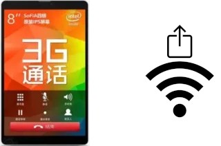 Générer un QR code avec la clé Wifi sur un Teclast P80 3G