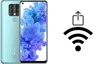 Générer un QR code avec la clé Wifi sur un Tecno Camon 16