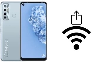 Générer un QR code avec la clé Wifi sur un Tecno Camon 17 Lite