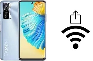 Générer un QR code avec la clé Wifi sur un Tecno Camon 17 Pro