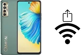 Générer un QR code avec la clé Wifi sur un Tecno Camon 17P