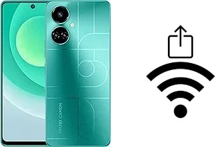 Générer un QR code avec la clé Wifi sur un Tecno Camon 19