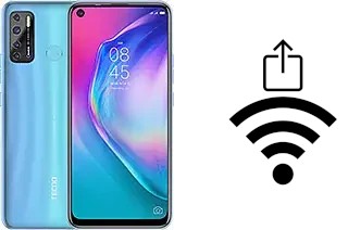 Générer un QR code avec la clé Wifi sur un TECNO Camon 15 Air