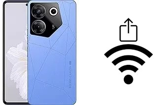 Générer un QR code avec la clé Wifi sur un Tecno Camon 20 Pro 5G