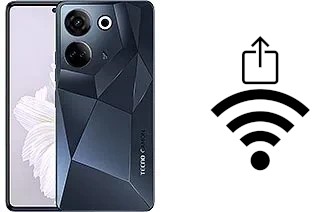 Générer un QR code avec la clé Wifi sur un Tecno Camon 20