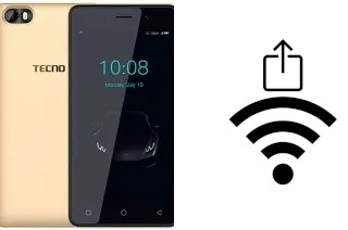 Générer un QR code avec la clé Wifi sur un Tecno F1