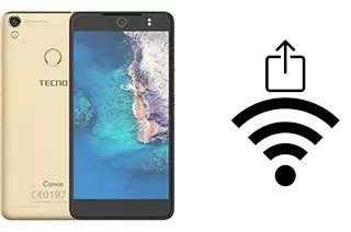 Générer un QR code avec la clé Wifi sur un Tecno Camon CX Air