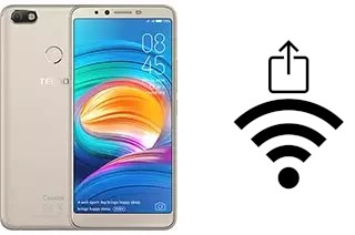 Générer un QR code avec la clé Wifi sur un Tecno Camon X