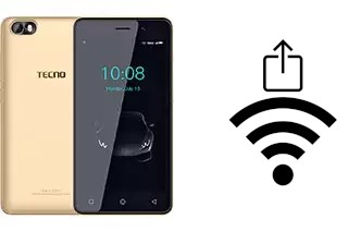 Générer un QR code avec la clé Wifi sur un Tecno F2