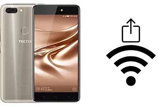 Générer un QR code avec la clé Wifi sur un Tecno Phantom 8