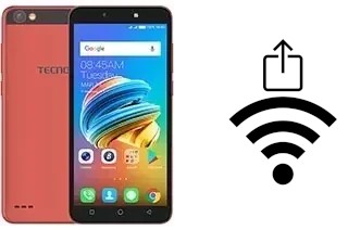 Générer un QR code avec la clé Wifi sur un Tecno F3