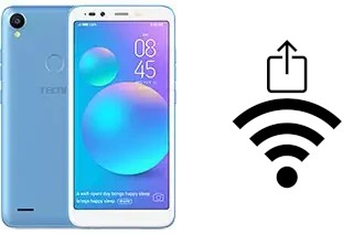 Générer un QR code avec la clé Wifi sur un Tecno Pop 1S