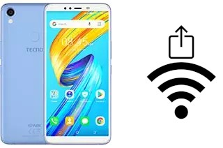 Générer un QR code avec la clé Wifi sur un Tecno Spark 2