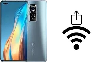 Générer un QR code avec la clé Wifi sur un Tecno Phantom X