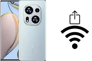 Générer un QR code avec la clé Wifi sur un Tecno Phantom X2