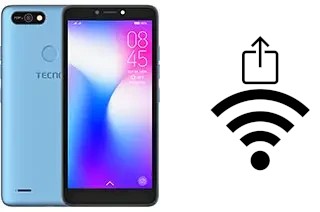 Générer un QR code avec la clé Wifi sur un Tecno Pop 2 F