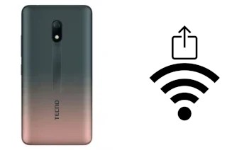 Générer un QR code avec la clé Wifi sur un Tecno POP 2X Air