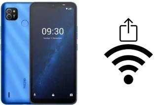 Générer un QR code avec la clé Wifi sur un Tecno Pop 4 Air