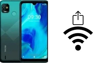 Générer un QR code avec la clé Wifi sur un Tecno Pop 5 Go