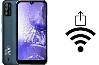 Générer un QR code avec la clé Wifi sur un Tecno Pop 5S