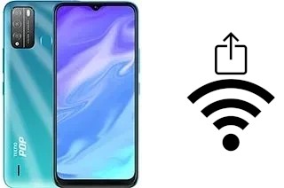 Générer un QR code avec la clé Wifi sur un Tecno Pop 5X