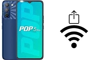 Générer un QR code avec la clé Wifi sur un Tecno Pop 5 Pro