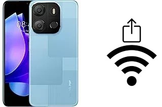 Générer un QR code avec la clé Wifi sur un Tecno Pop 7