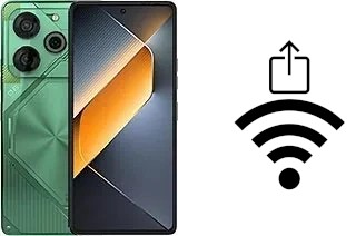 Comment générer un QR code avec le clé de sécurité réseau Wifi sur un Tecno Pova 6 Pro