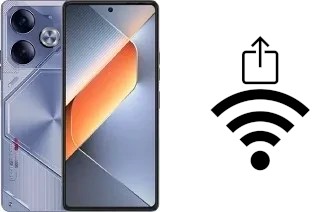 Comment générer un QR code avec le clé de sécurité réseau Wifi sur un Tecno Pova 6