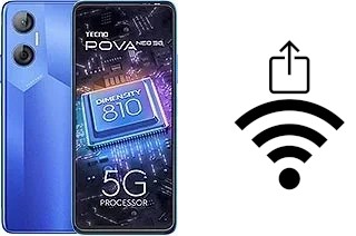 Générer un QR code avec la clé Wifi sur un Tecno Pova Neo 5G