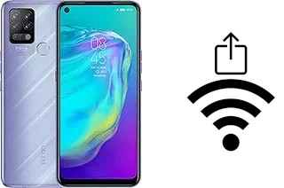 Générer un QR code avec la clé Wifi sur un Tecno Pova