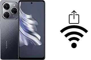 Générer un QR code avec la clé Wifi sur un Tecno Spark 20 Pro