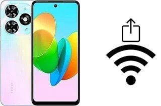 Générer un QR code avec la clé Wifi sur un Tecno Spark 20C