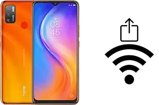 Générer un QR code avec la clé Wifi sur un TECNO Spark 5 Air