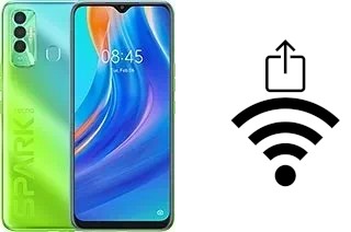 Générer un QR code avec la clé Wifi sur un Tecno Spark 7P