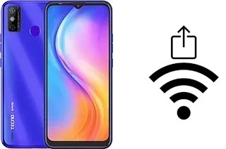 Générer un QR code avec la clé Wifi sur un Tecno Spark Go 2020