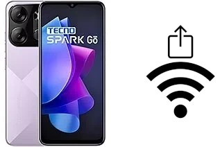 Générer un QR code avec la clé Wifi sur un Tecno Spark Go 2023