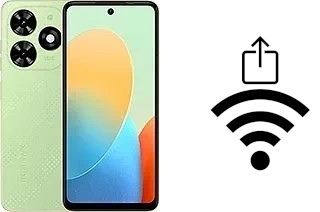 Générer un QR code avec la clé Wifi sur un Tecno Spark Go 2024