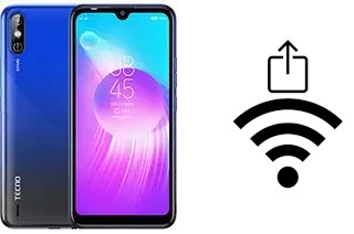 Générer un QR code avec la clé Wifi sur un Tecno Spark Go