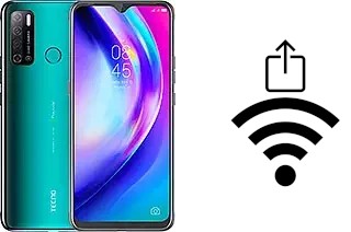 Comment générer un QR code avec le clé de sécurité réseau Wifi sur un TECNO Spark Power 2