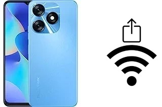 Générer un QR code avec la clé Wifi sur un Tecno Spark 10