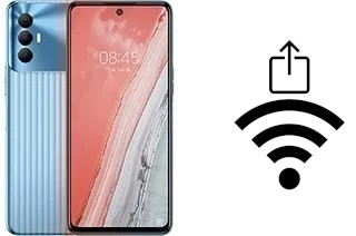 Générer un QR code avec la clé Wifi sur un Tecno Spark 8 Pro