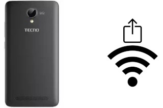 Générer un QR code avec la clé Wifi sur un Tecno W4