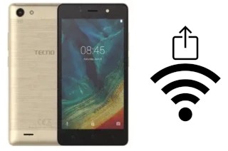 Générer un QR code avec la clé Wifi sur un Tecno WX3 P